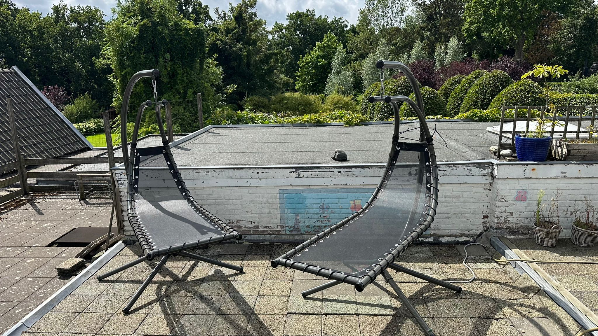 Airchair duo op terras